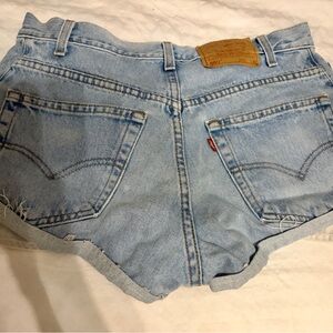 Women’s Levi’s 560 size 31 jean shorts